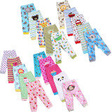 5pcs / Lot Baby Boy Pants Embroidered Animals Baby Pants 100% Cotton Infant Trousers Children's Pants Baby Clothing Sets